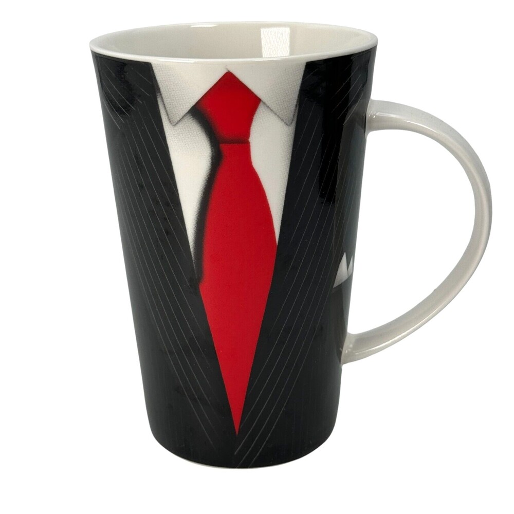 Gentleman Conical Mug Christopher Vine Maxwell & Williams Novelty Coffee Suit